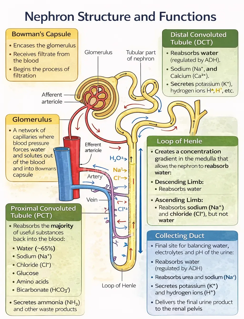 Diagram from the Homeostasis MCAT notes